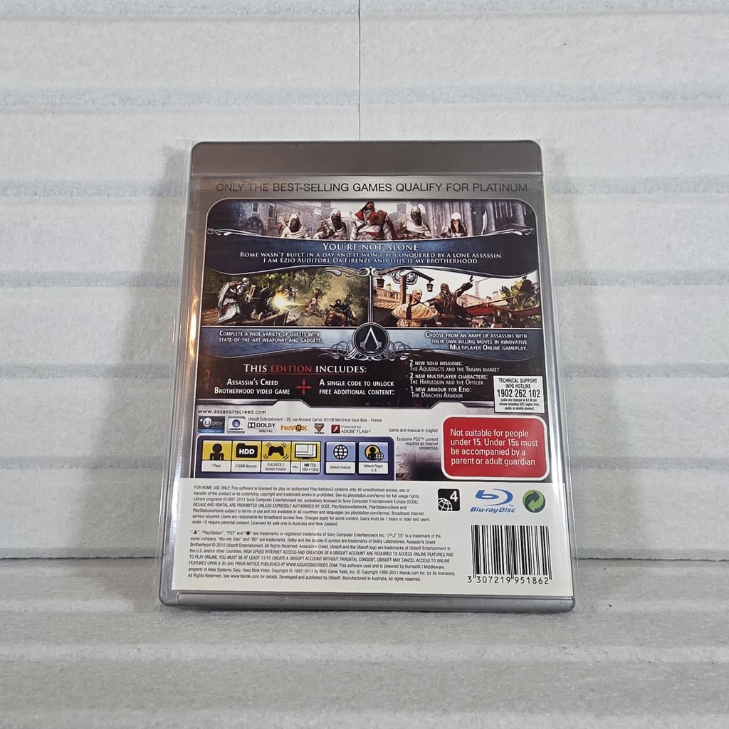 Assassin’s Creed: Brotherhood 'Platinum' - *NM* (RF/CIB)