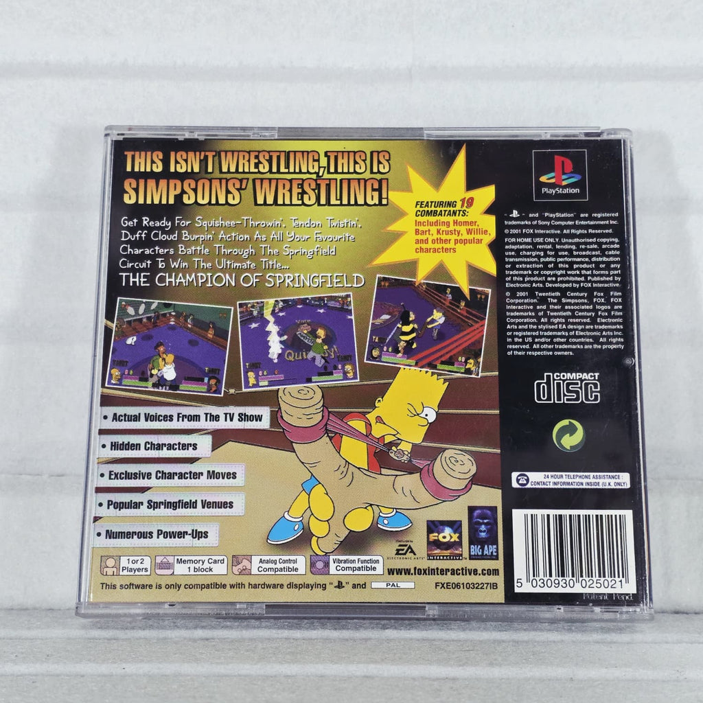 The Simpsons Wrestling *NM* (PAL)