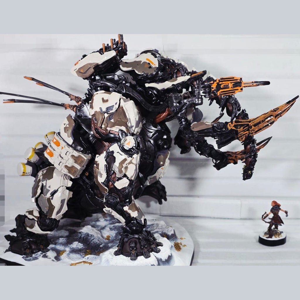 Horizon Forbidden West Collector's Edition - Tremortusk statue with Aloy figure
