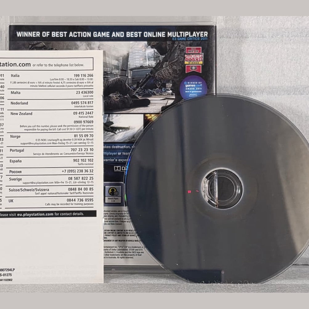 Battlefield 3 (Limited Edition) - PS3 *NM* (REGION FREE)