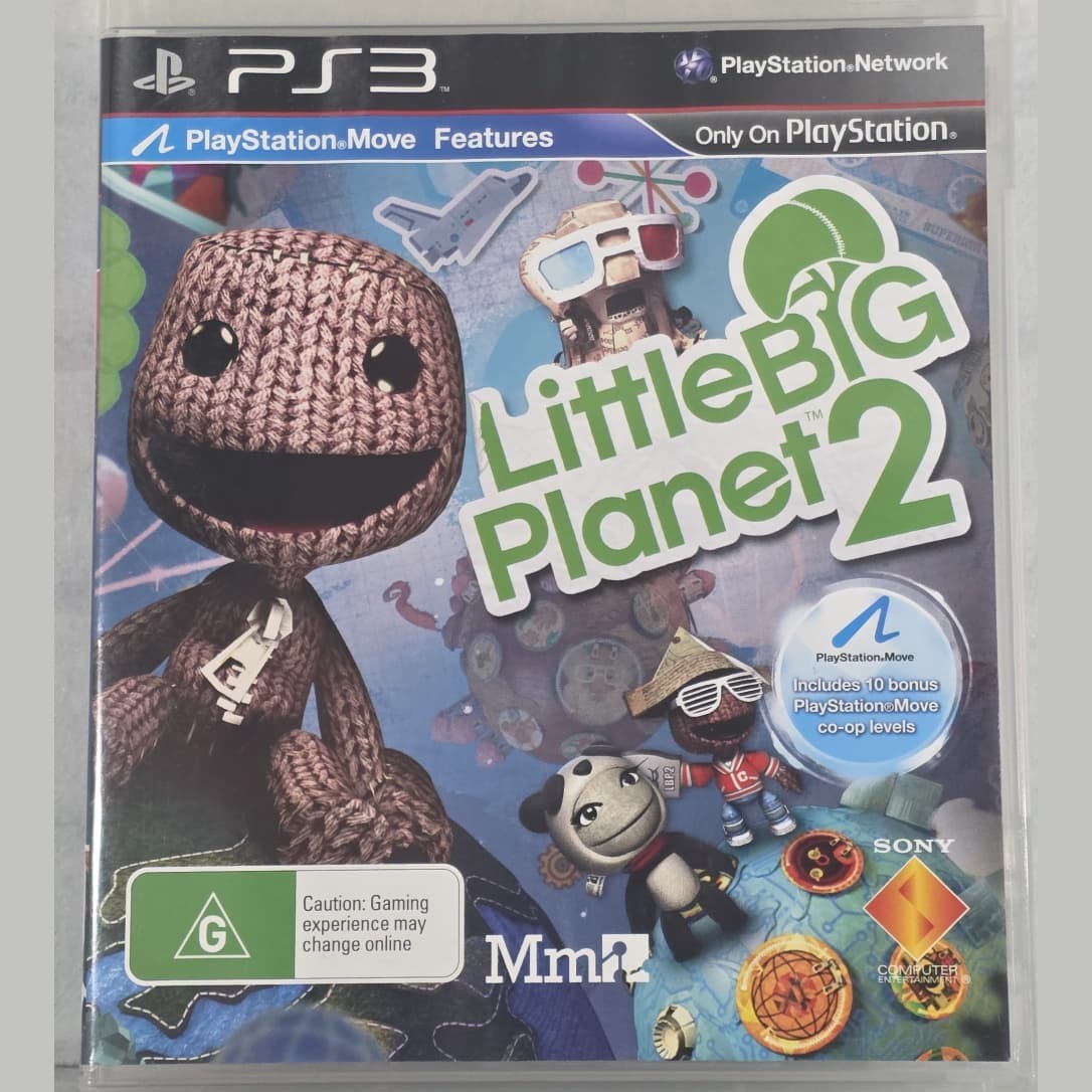 Little Big Planet 2 - PS3 *NM* (REGION FREE/CIB)