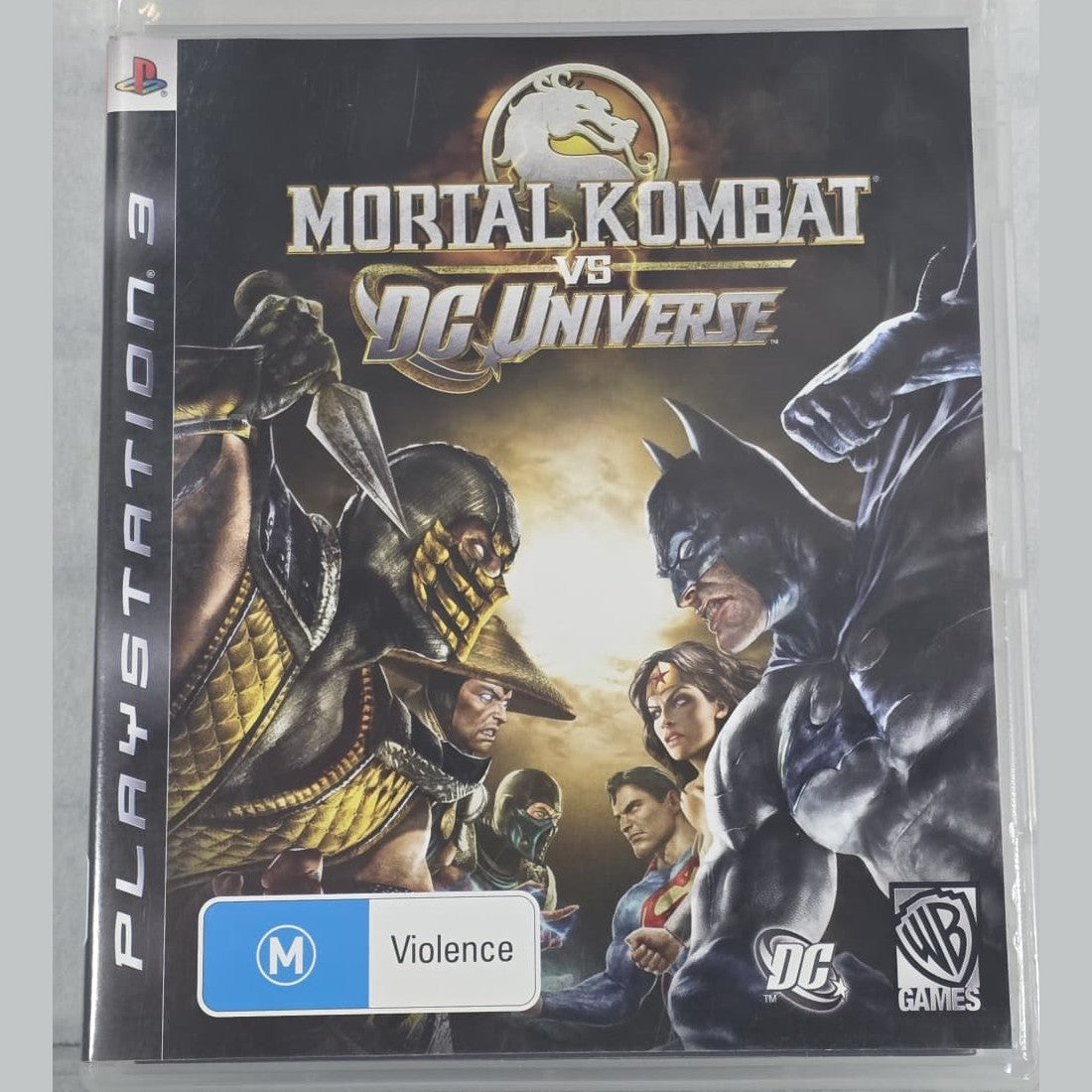 Mortal Kombat vs DC Universe - PS3 *NM* (REGION FREE/CIB)
