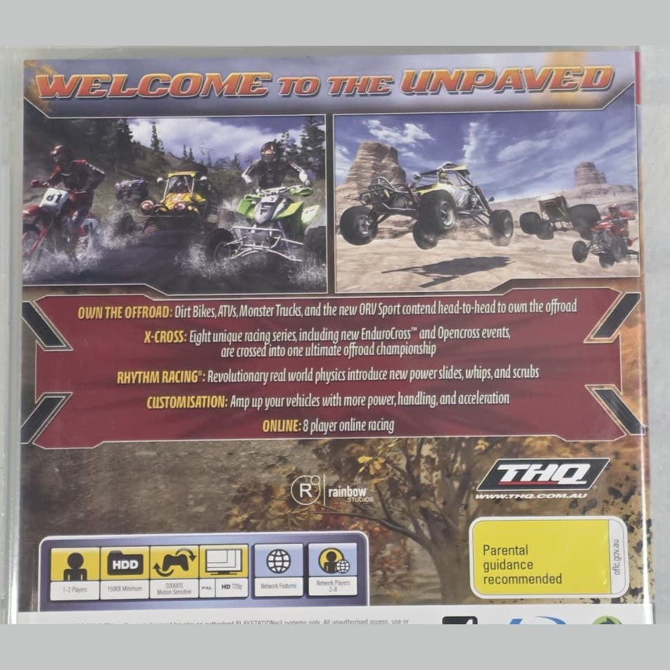 MX vs. ATV Untamed - PS3 *NM* (REGION FREE/CIB)