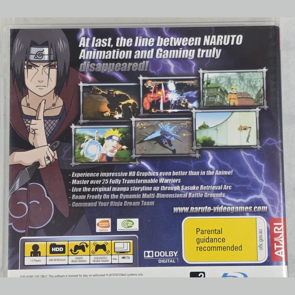 Naruto Ultimate Ninja Storm - PS3 *NM* (REGION FREE/CIB)