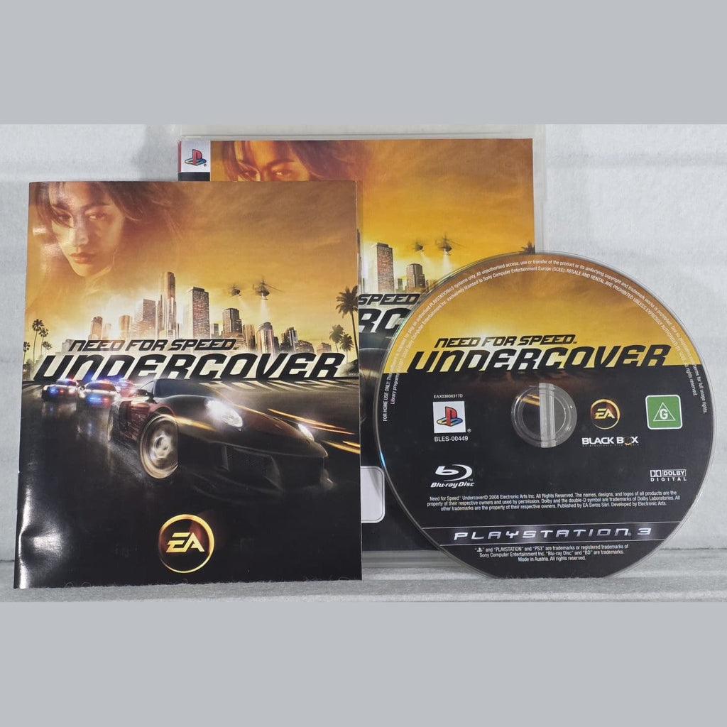 Need For Speed Undercover - PS3 *NM* (REGION FREE/CIB)