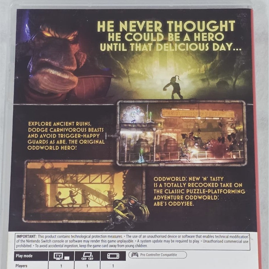 New 'n' Tasty! Oddworld: Abe's Odyssey *NM*
