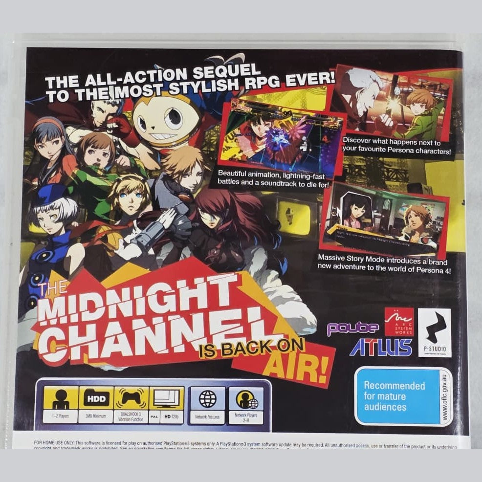 P4A: Persona 4 Arena *NM* (RF)