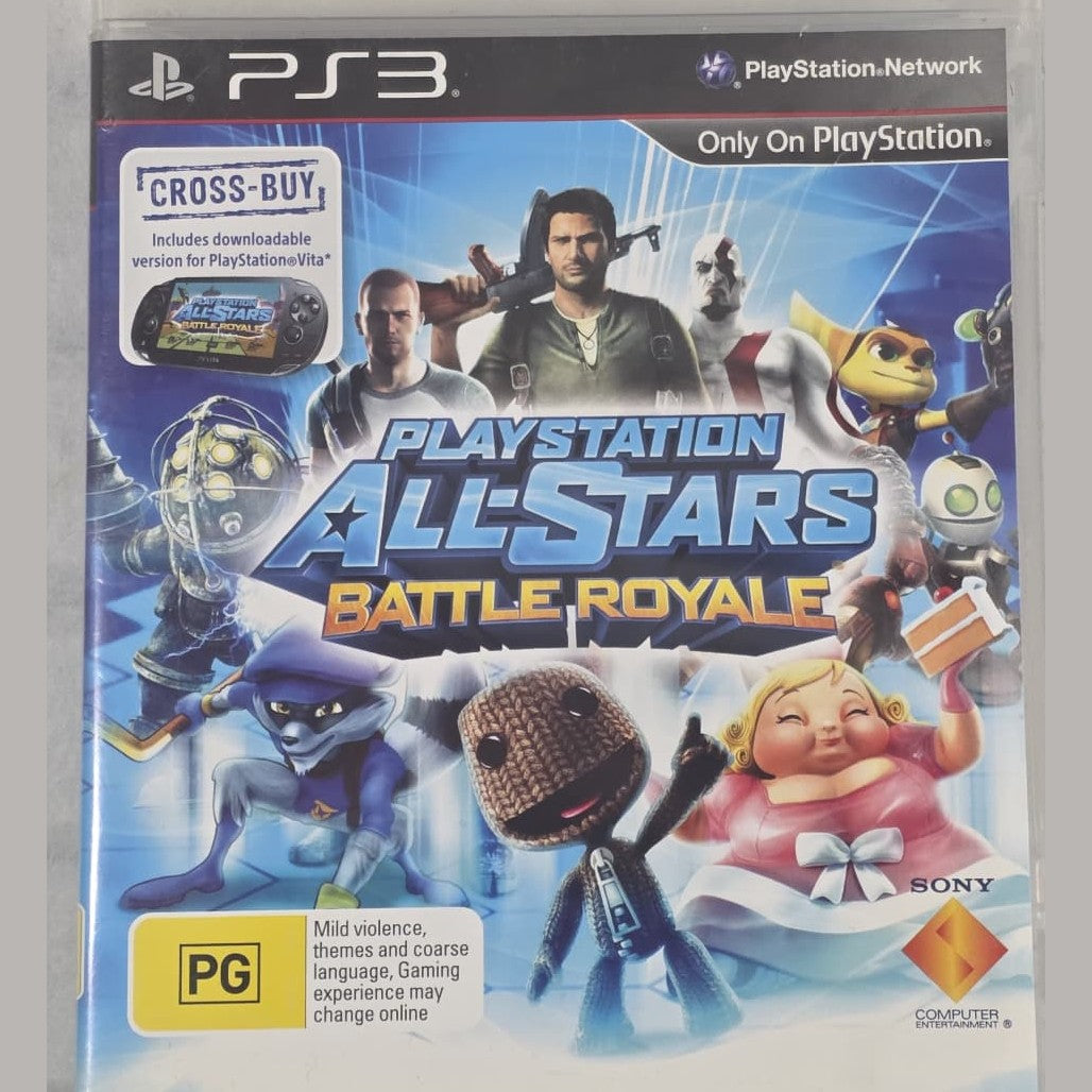 PlayStation All-Stars Battle Royale - PS3 *NM* (REGION FREE/CIB)