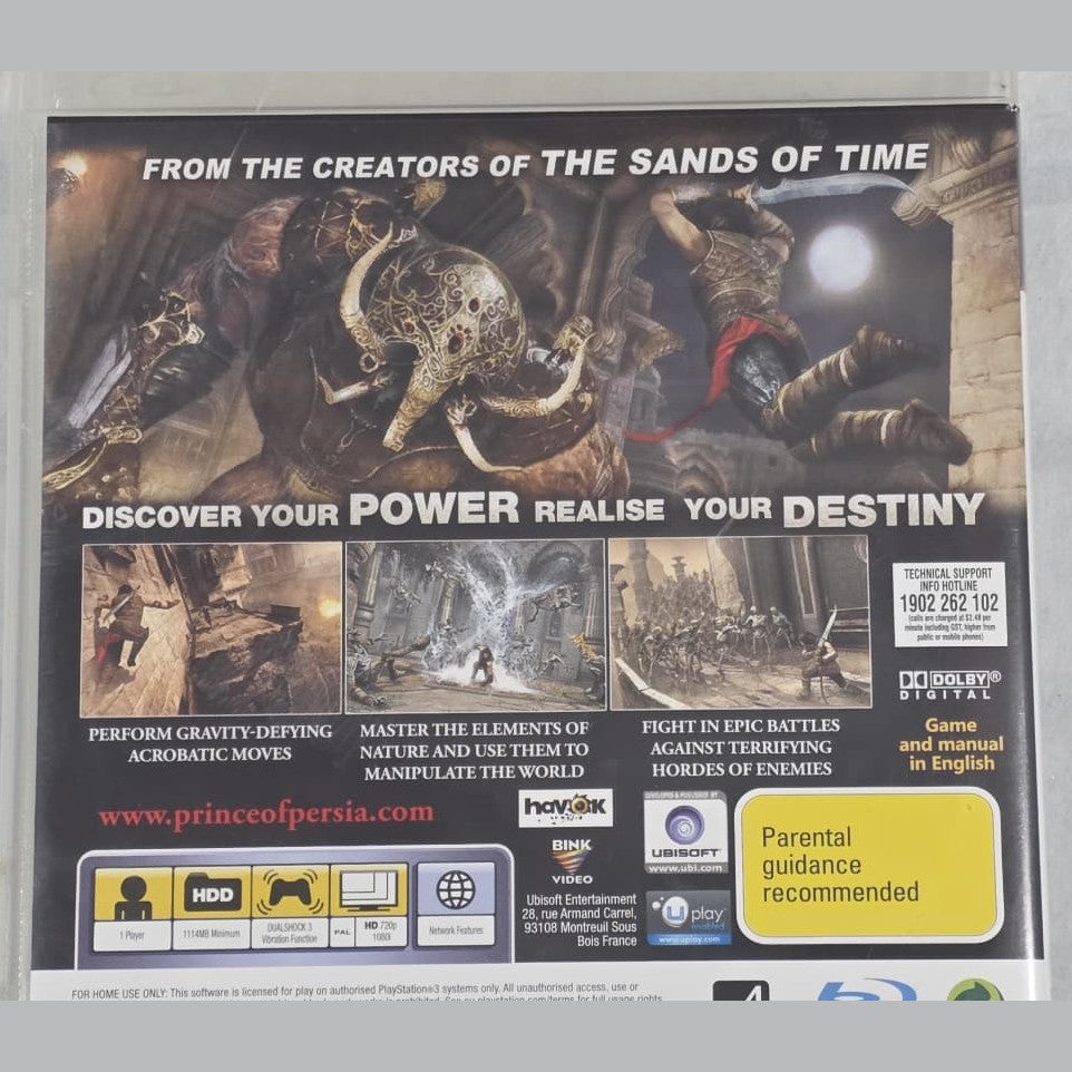 Prince of Persia: The Forgotten Sands - PS3 *NM* (REGION FREE/CIB)