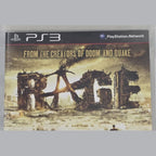 RAGE - PS3 *NM* (REGION FREE/CIB)