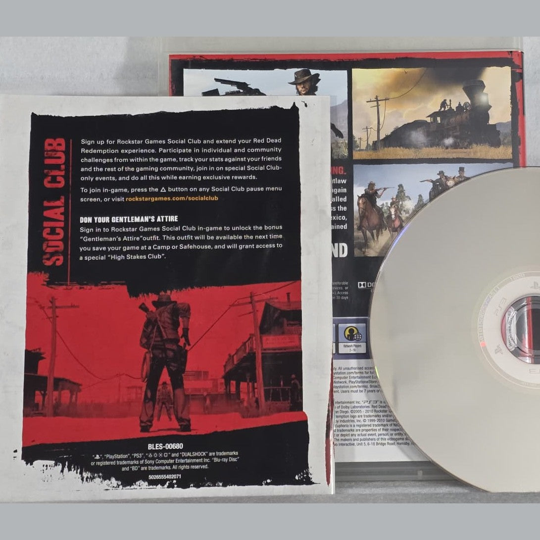 Red Dead Redemption - PS3 *NM* (REGION FREE/CIB)