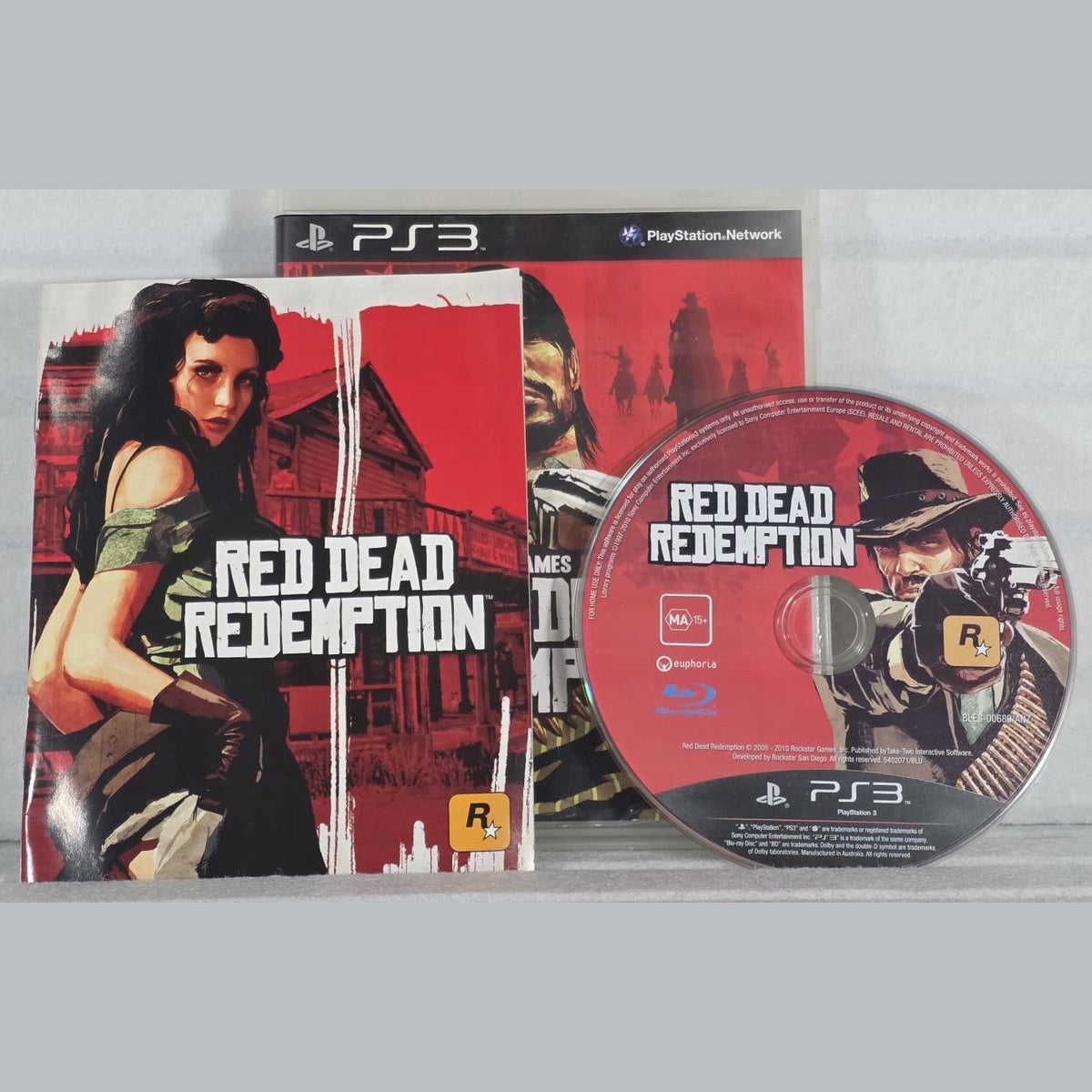 Red Dead Redemption - PS3 *NM* (REGION FREE/CIB)