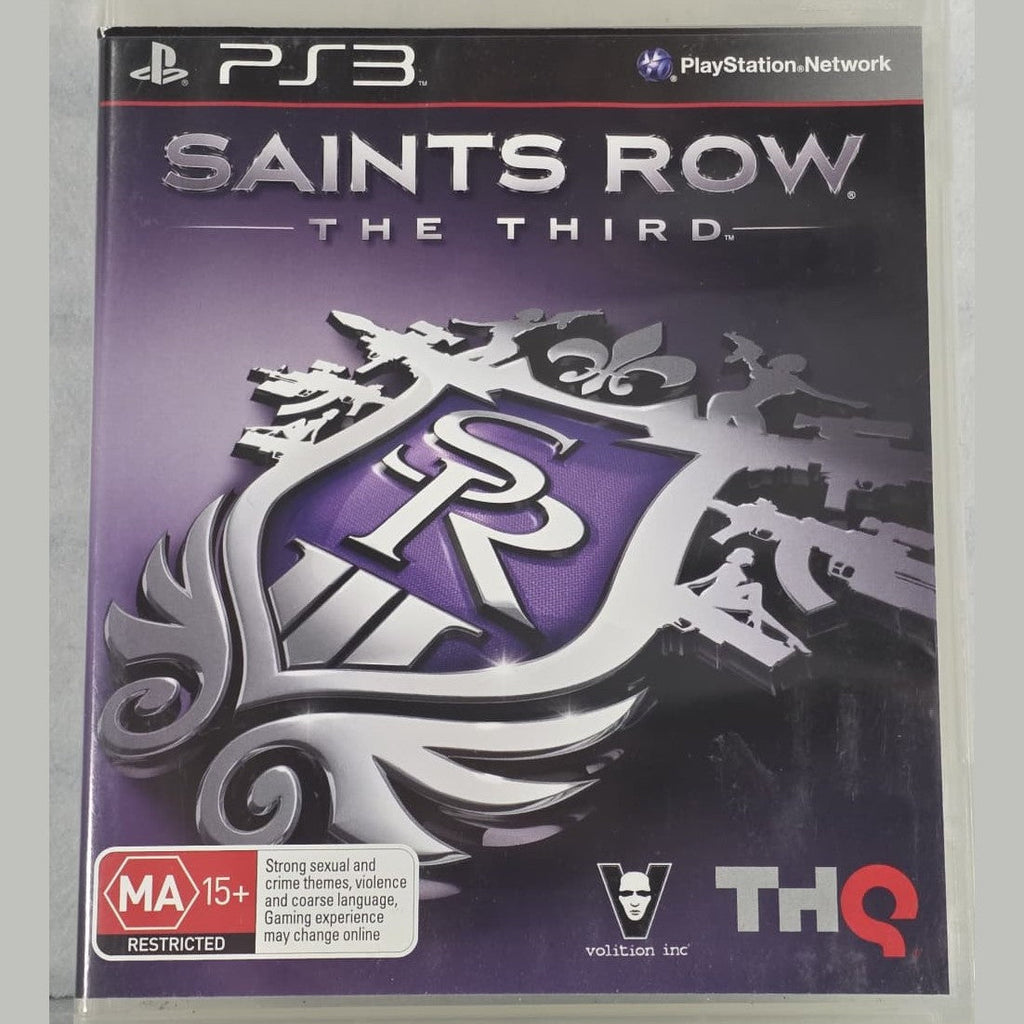 Saints Row The Third - PS3 *NM* (REGION FREE/CIB)