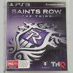 Saints Row The Third - PS3 *NM* (REGION FREE/CIB)