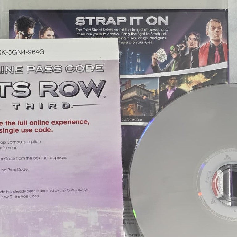 Saints Row The Third - PS3 *NM* (REGION FREE/CIB)