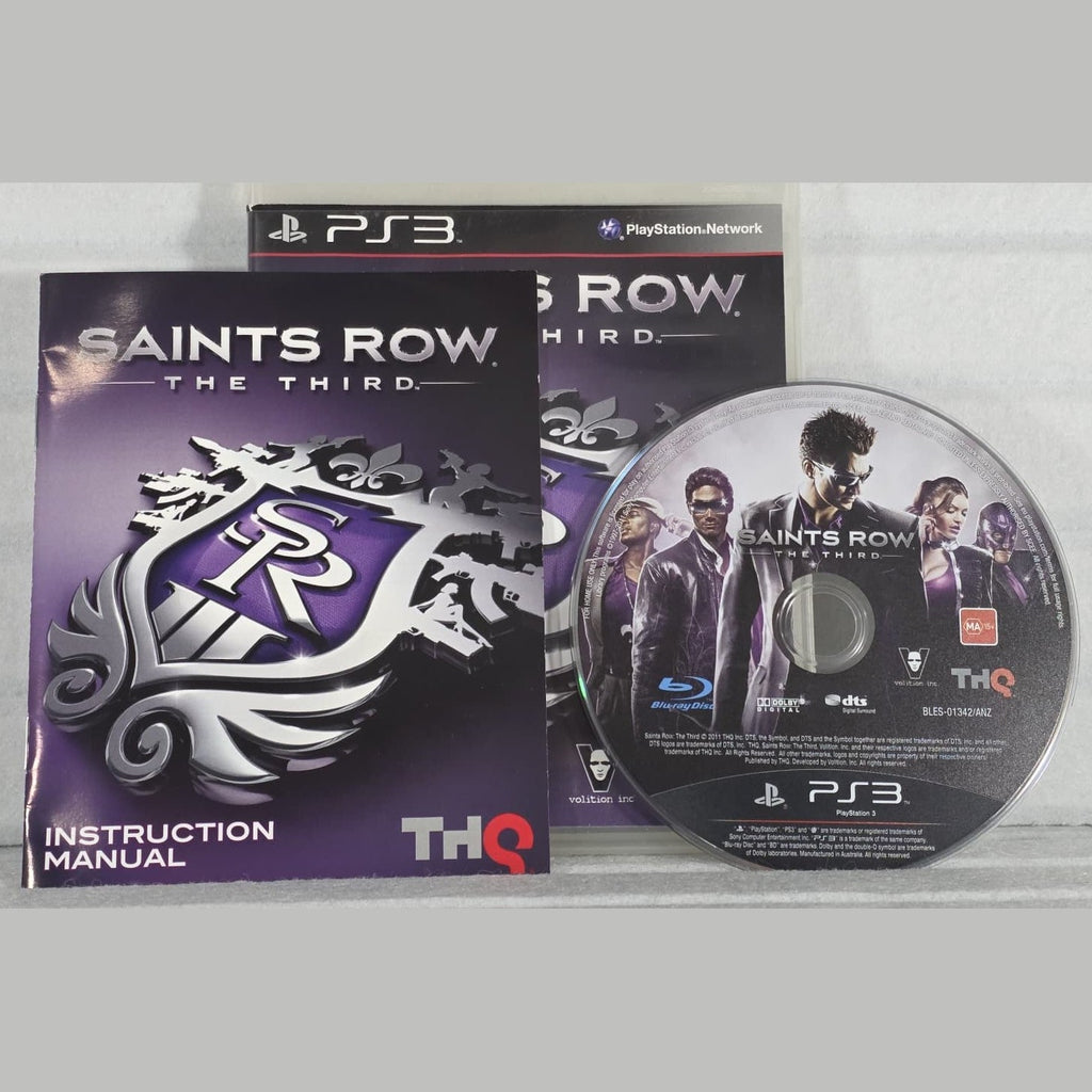 Saints Row The Third - PS3 *NM* (REGION FREE/CIB)