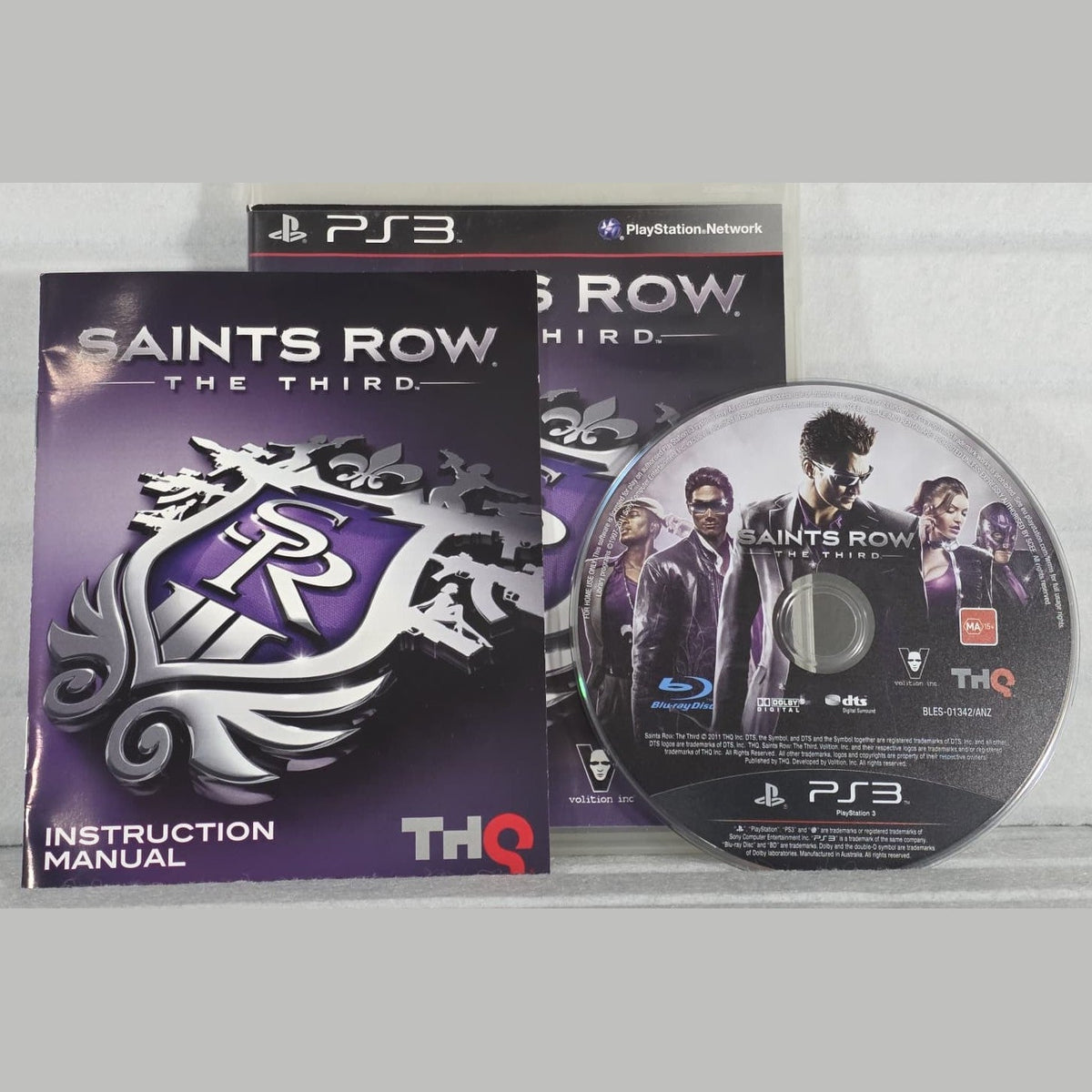 Saints Row The Third - PS3 *NM* (REGION FREE/CIB)