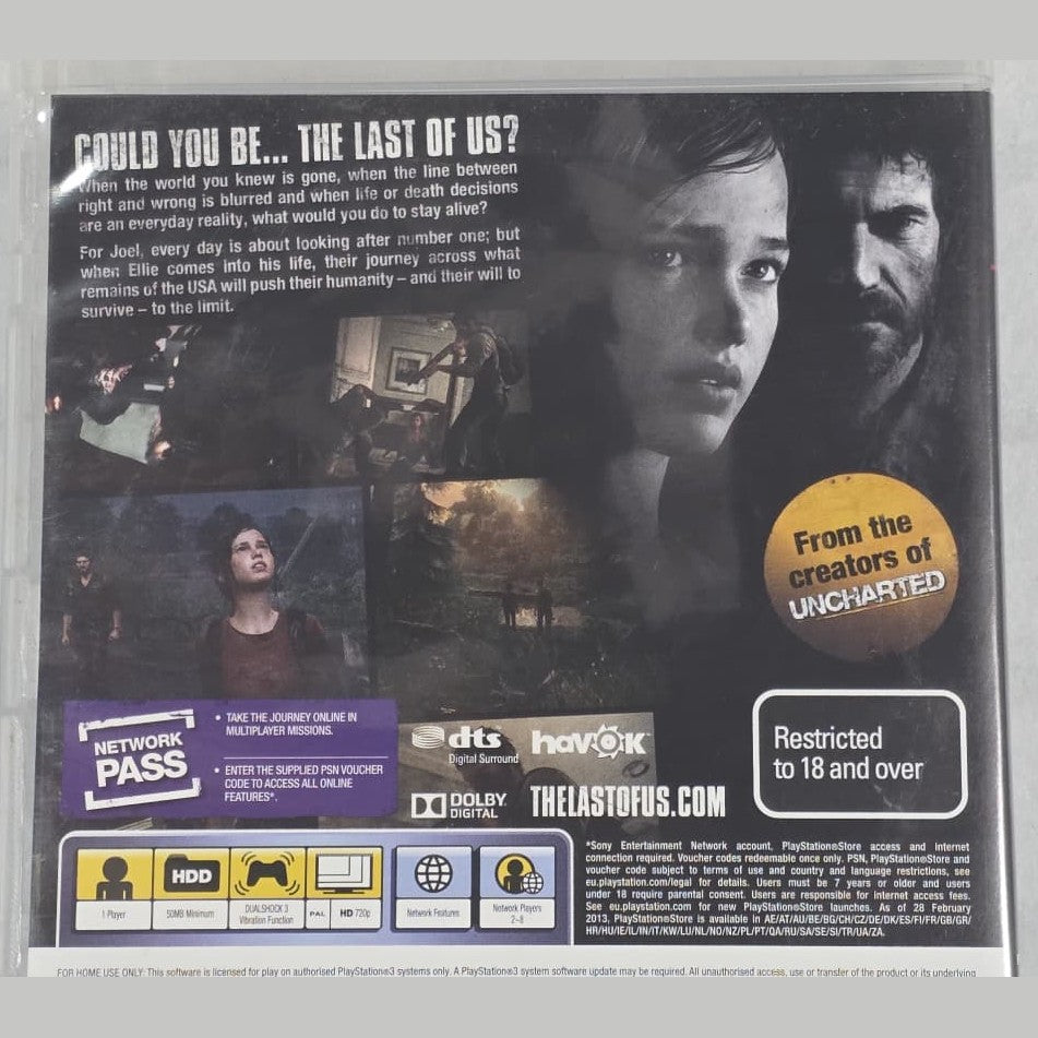 The Last of Us - PS3 *NM* (REGION FREE/CIB)