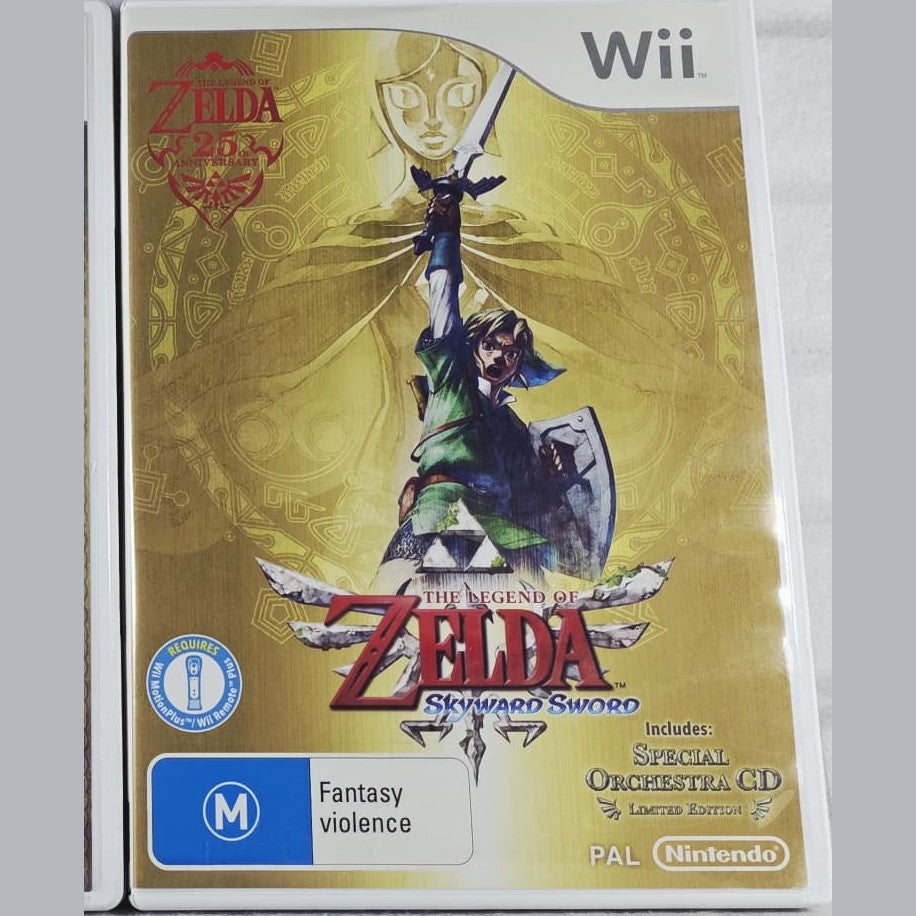 The Legend Of Zelda: Twilight Princess & Skyward Sword (Limited Edition W/CD) - *NM* (RF/CIB)