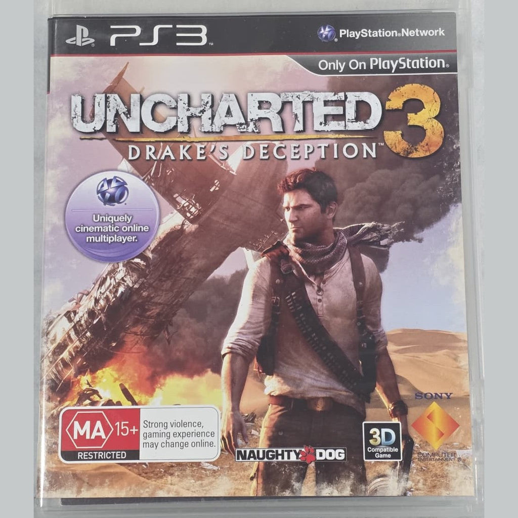 Uncharted 3 Drakes Deception - PS3 *NM* (REGION FREE/CIB)