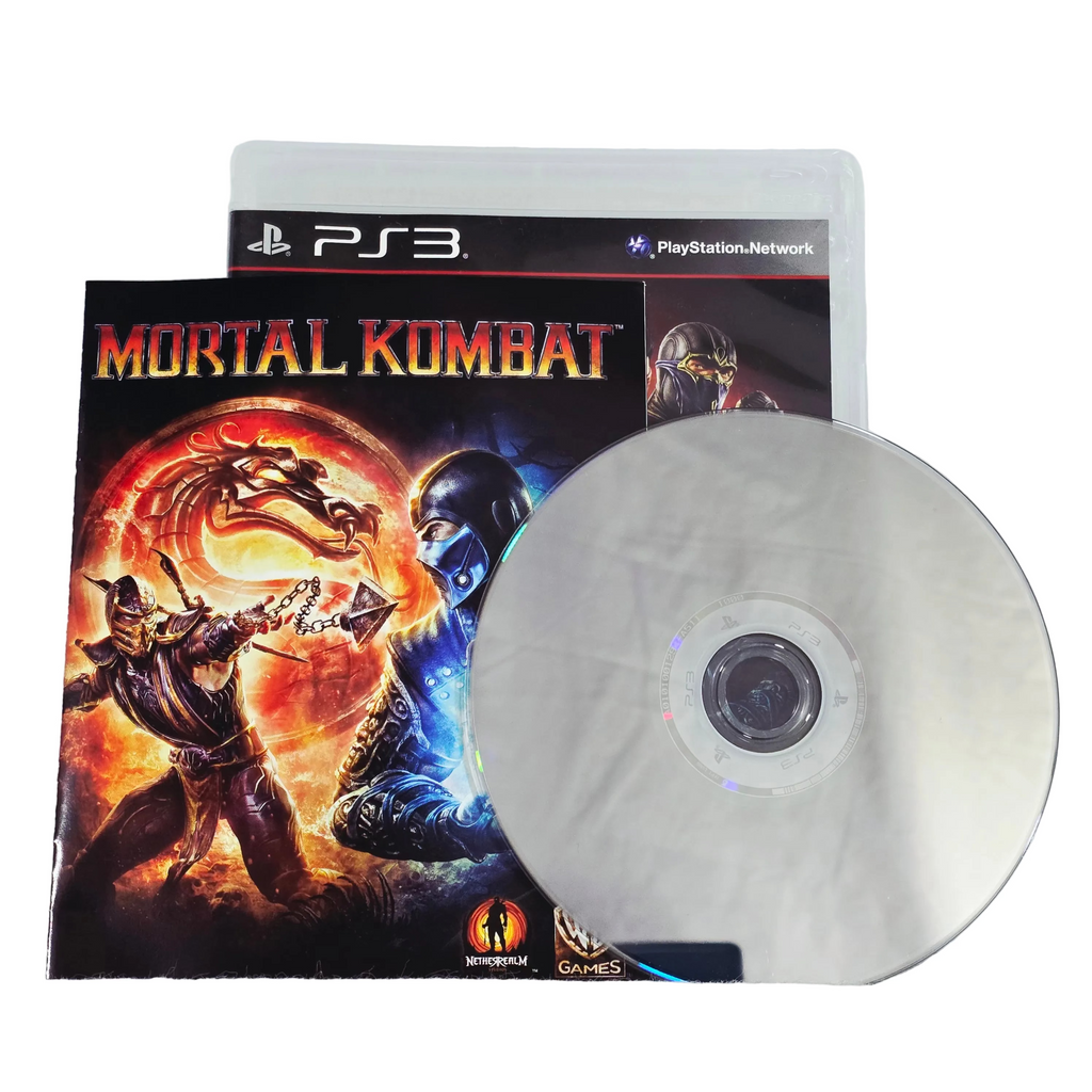 Mortal Kombat disc and case