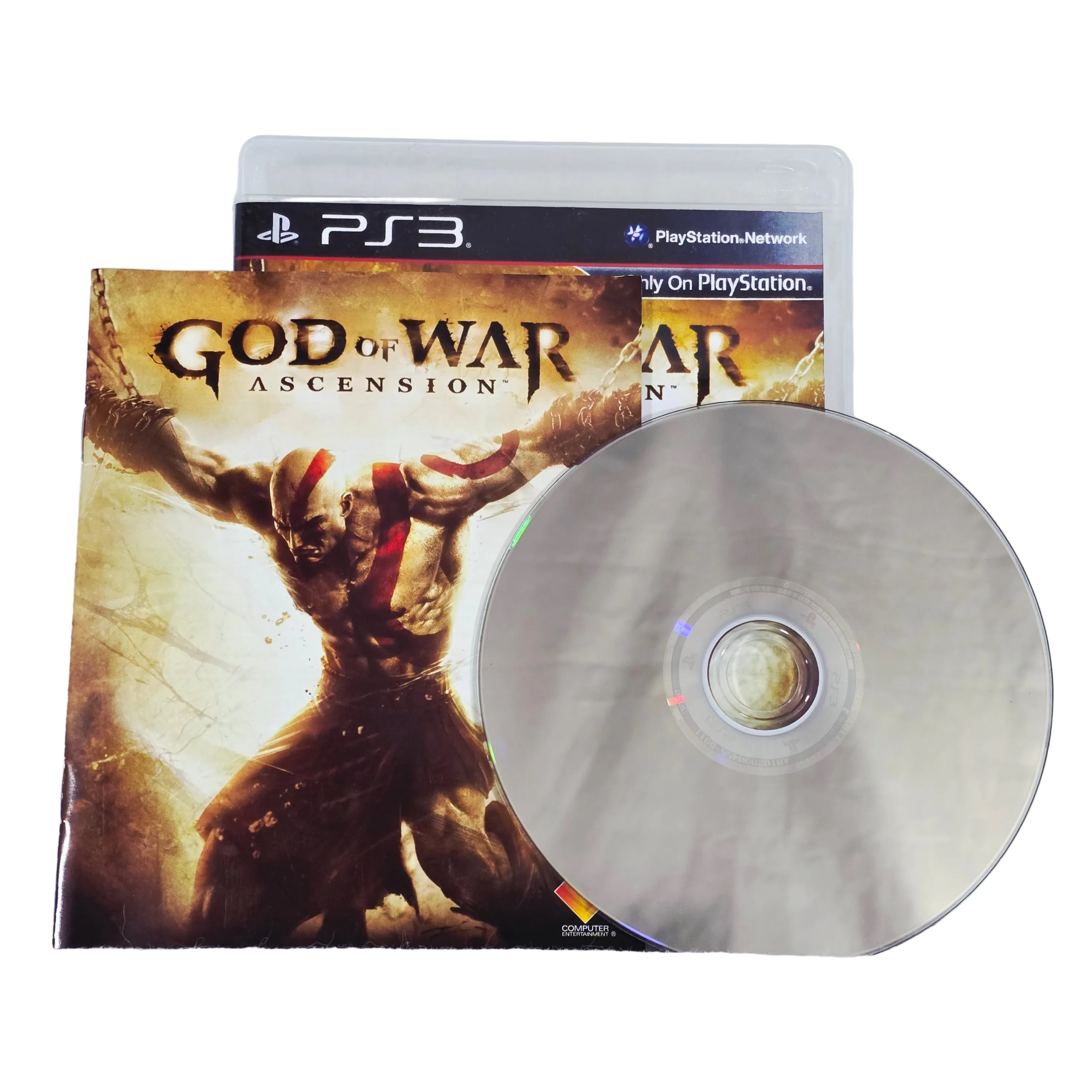 God of War: Ascension PS3 disc and case