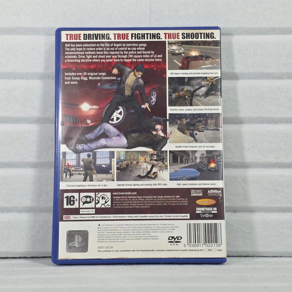 True Crime: Streets of LA - PS2 *TOP SHELF* (PAL/CIB)