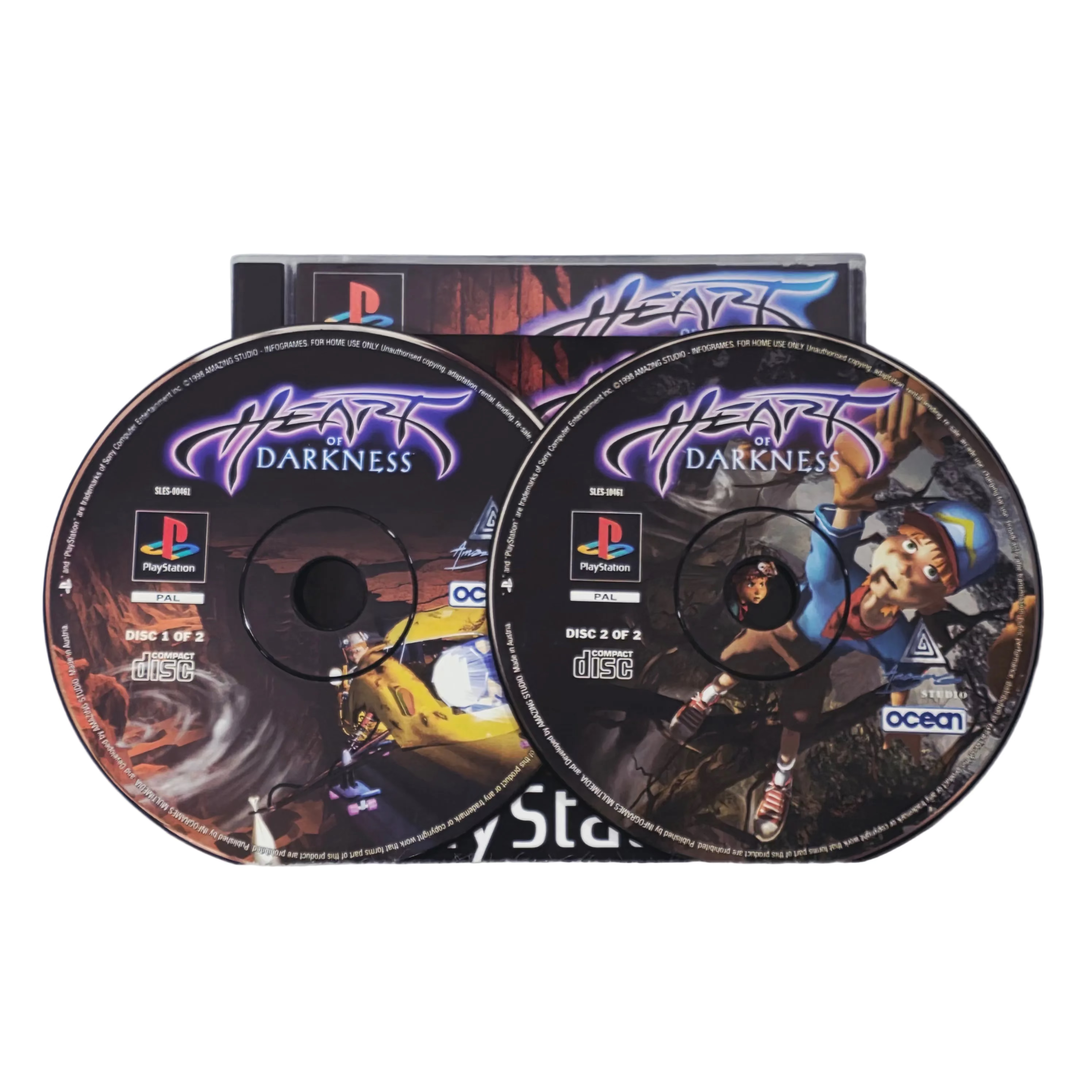 Heart Of Darkness - PS1 *TOP SHELF* (PAL/CIB)