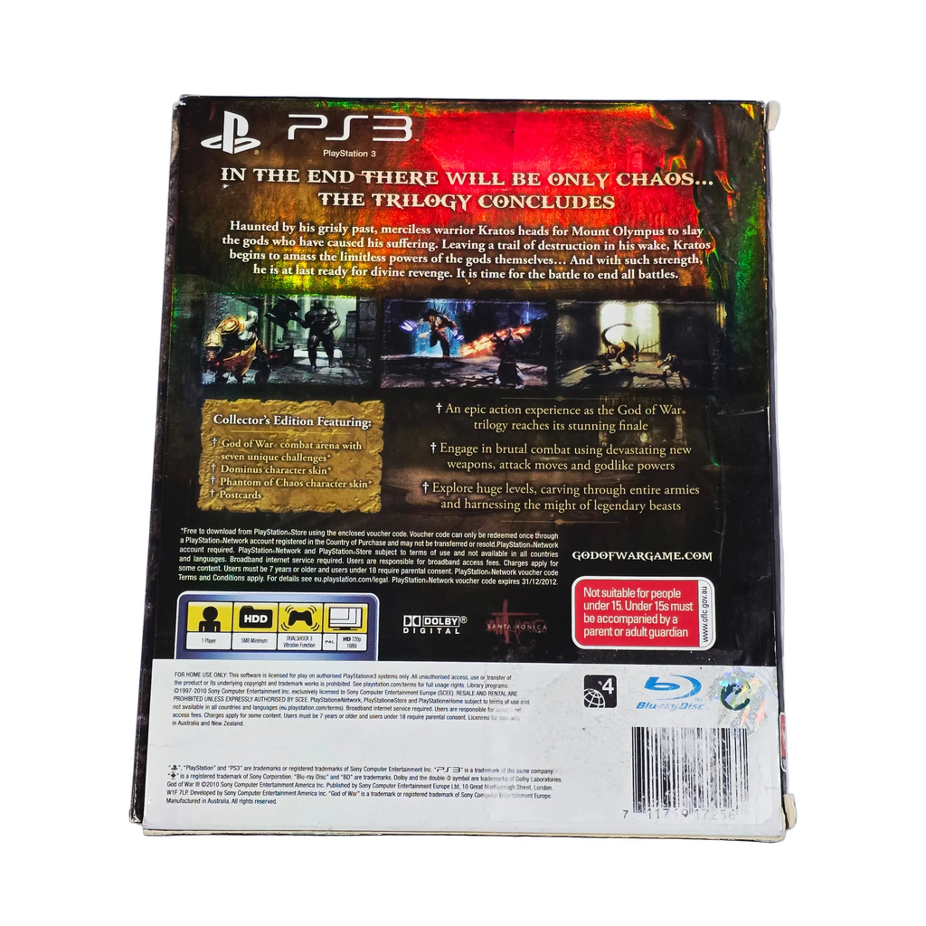 God of War 3 Collector's Edition