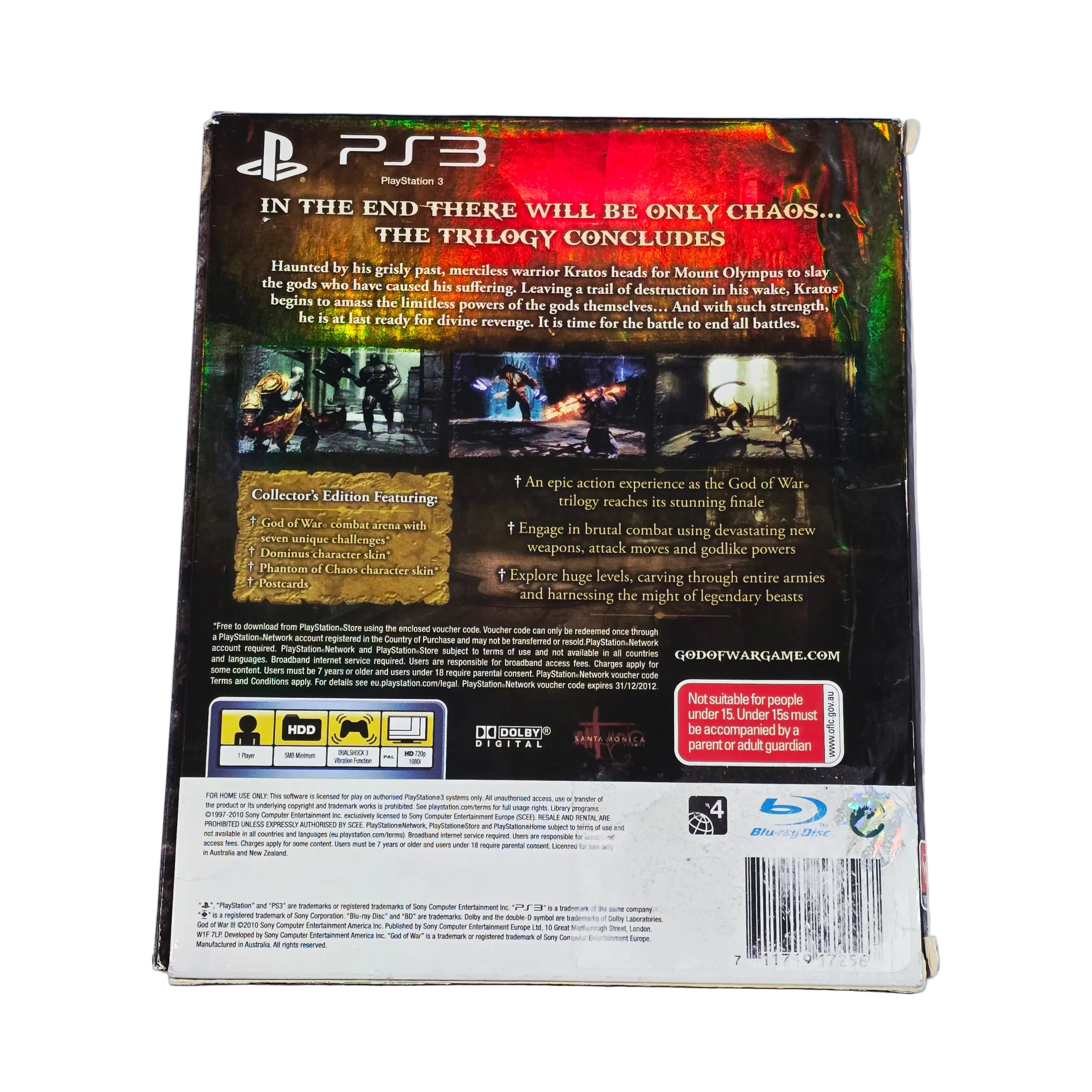 God of War 3 Collector's Edition