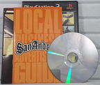 A PlayStation 3 game case for 'Local Business Advertisers Guide' with a silver disc in front, displayed on a light gray textured surface.