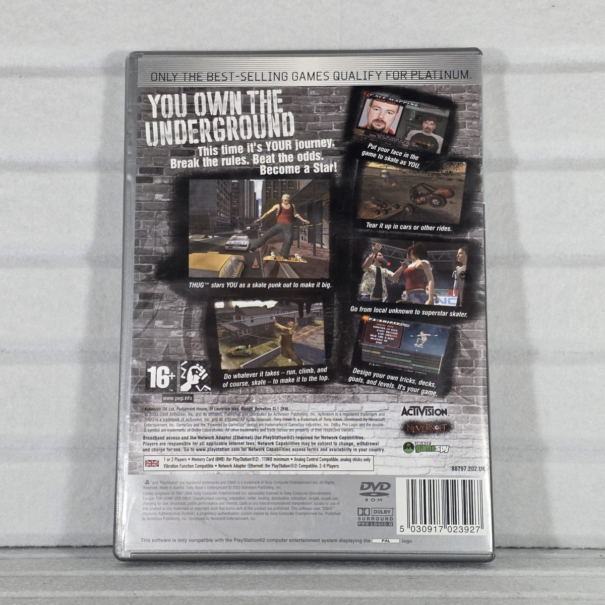 Tony Hawk's Underground - PS2 Platinum, photo 3