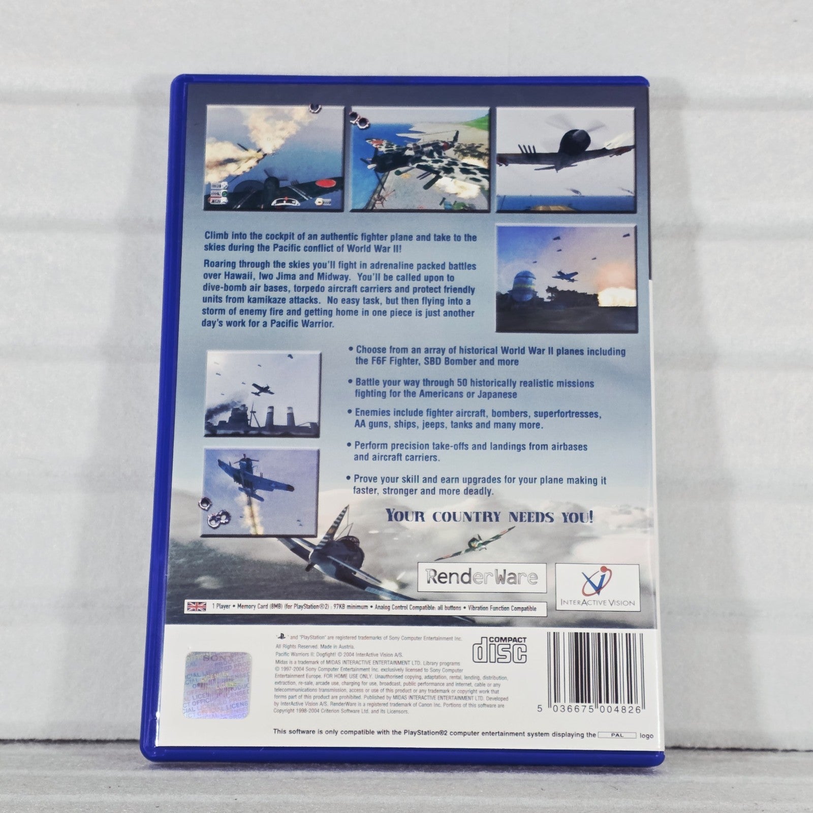 Pacific Warriors II - PS2, photo 3