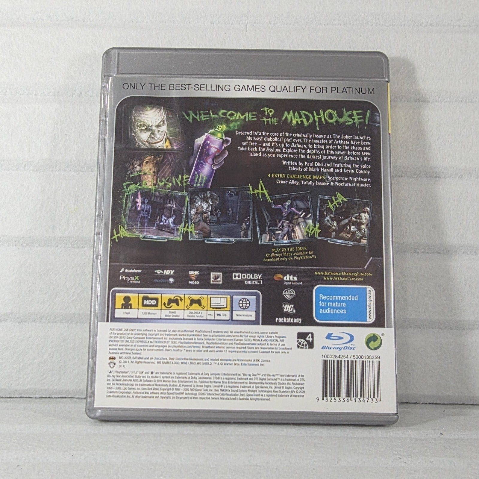 Batman: Arkham Asylum (Platinum) - PS3, photo 4