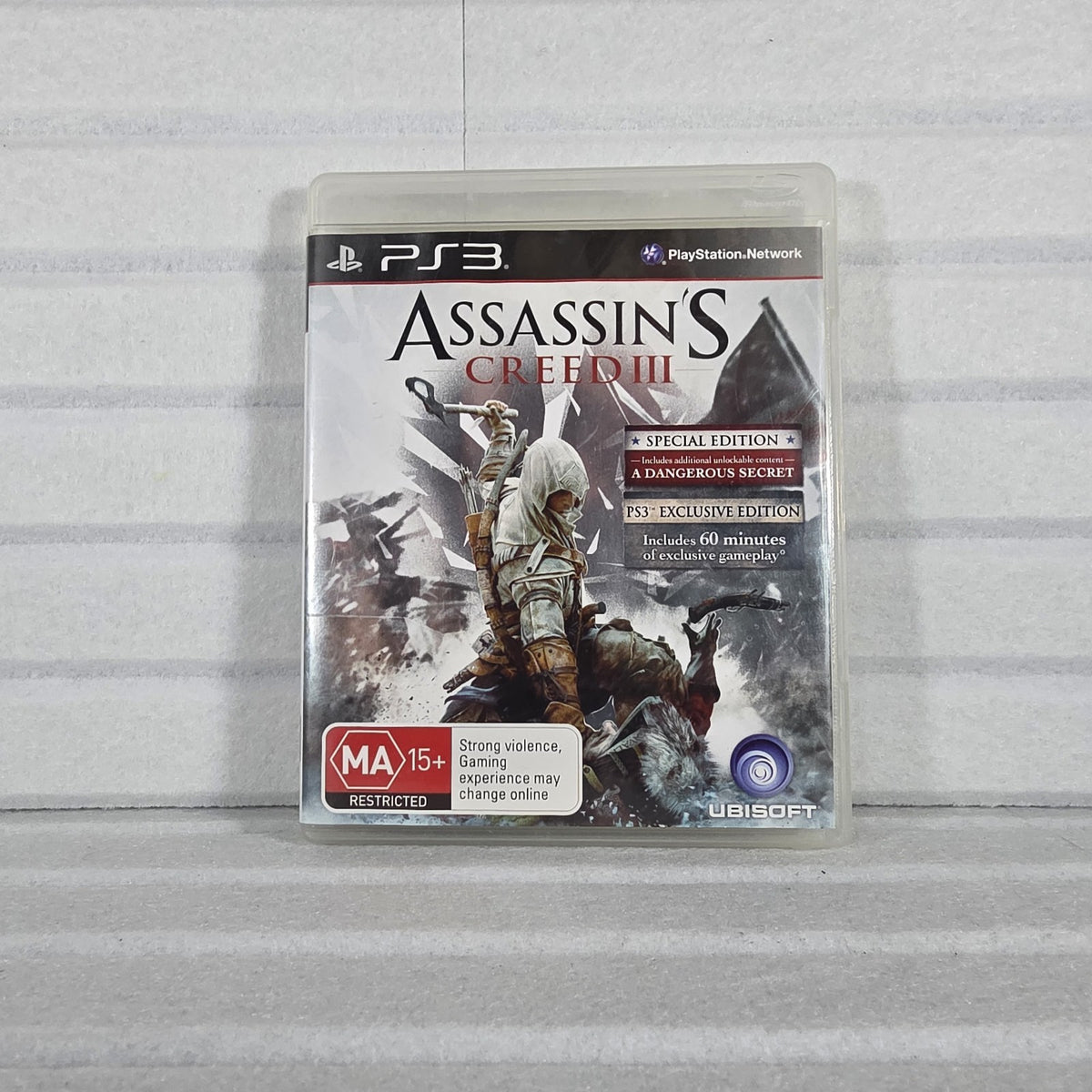 Assassins Creed III PS3 front