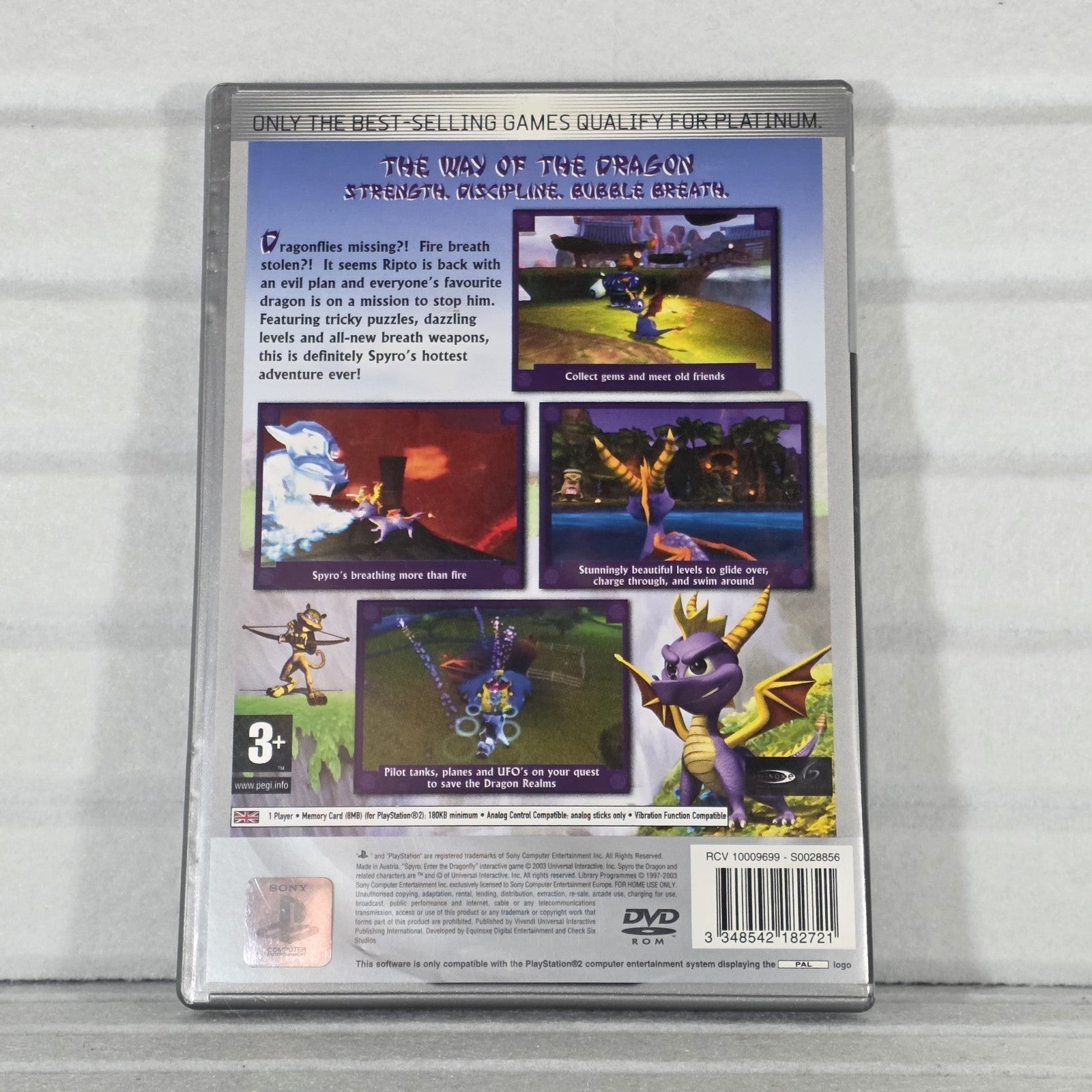 Spyro: Enter the Dragonfly - PS2 Platinum, photo 3