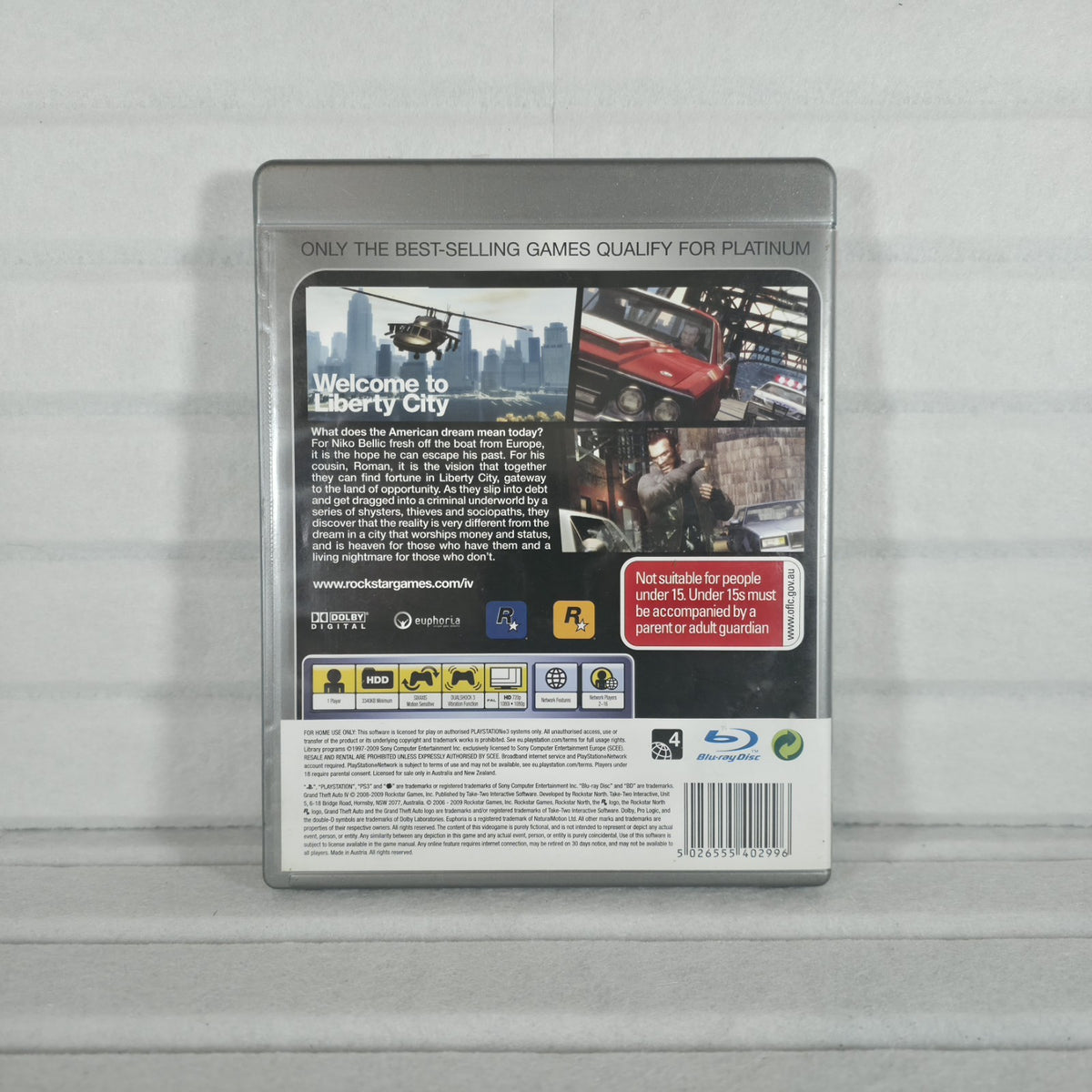 Grand Theft Auto IV (Platinum) - PS3, photo 4
