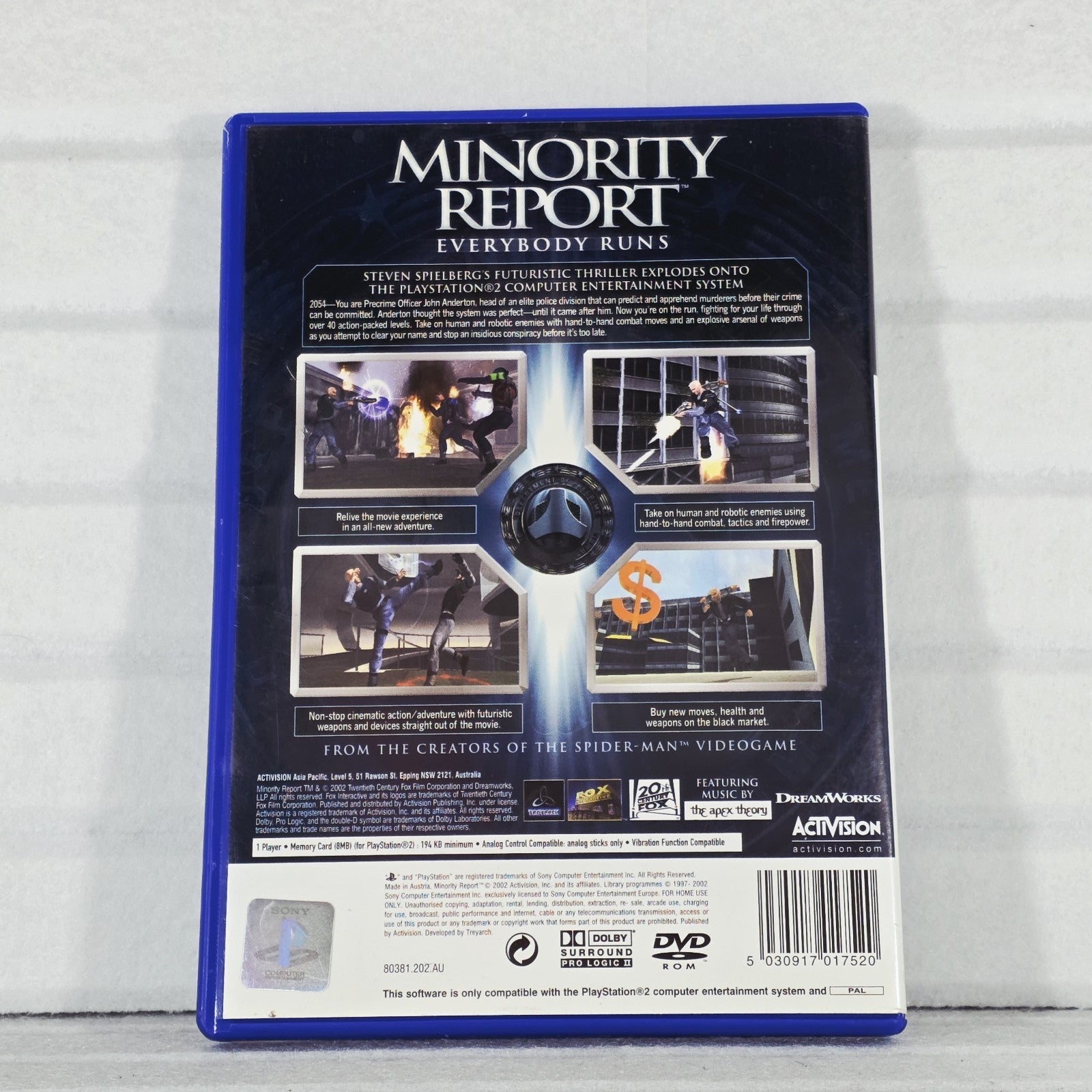 Minority Report - PS2, photo 3