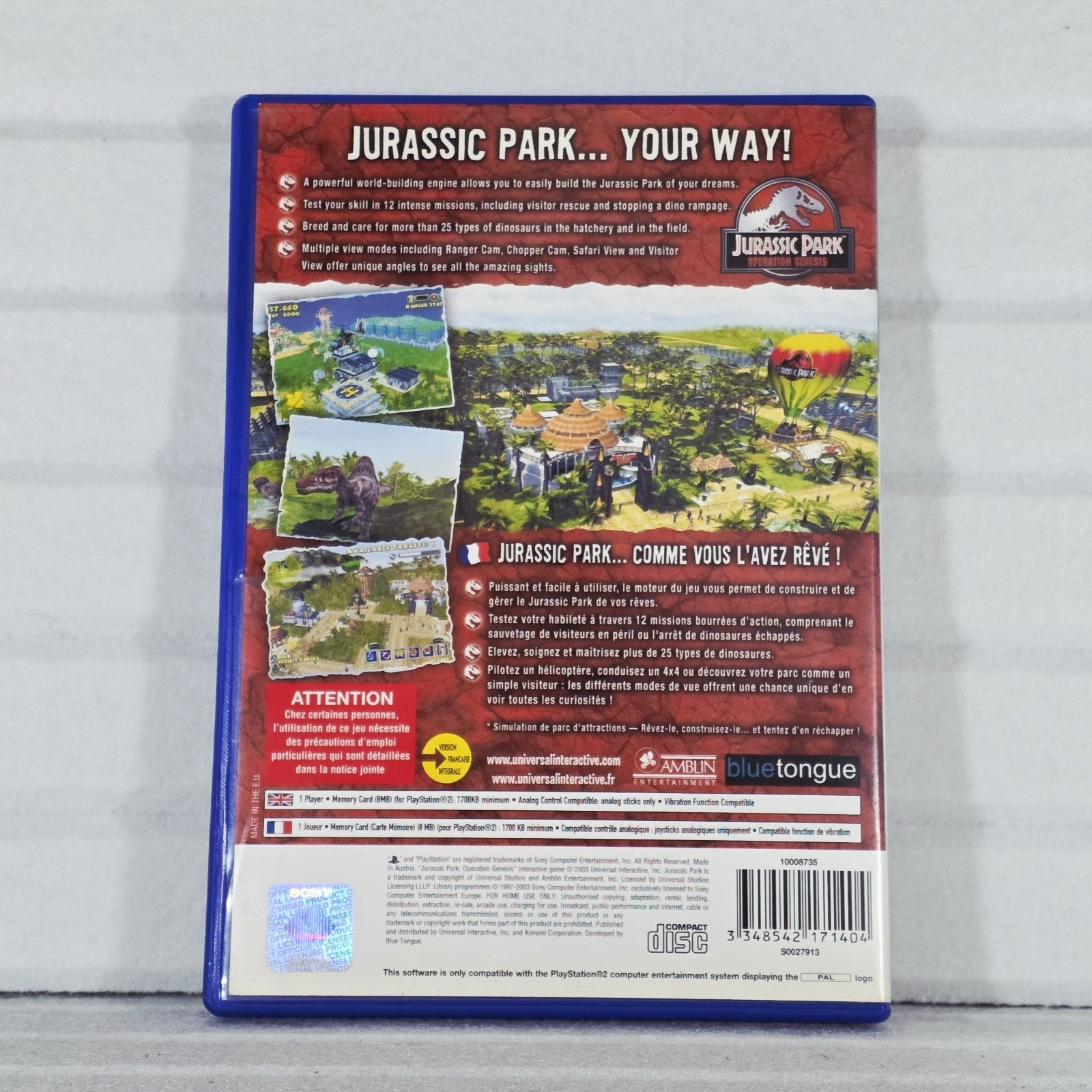 Jurassic Park: Operation Genesis - PS2, photo 3