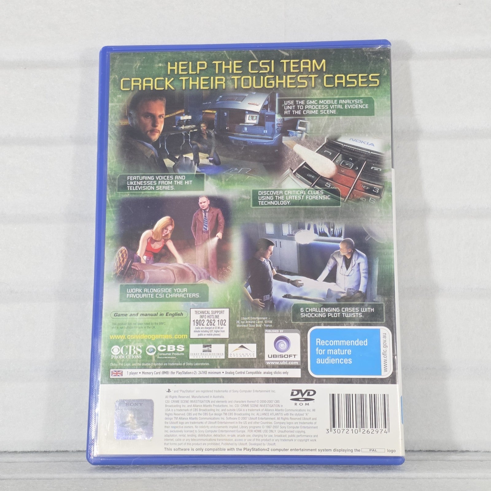 CSI: Crime Scene Investigation - 3 Dimensions Of Murder - PS2, photo 3