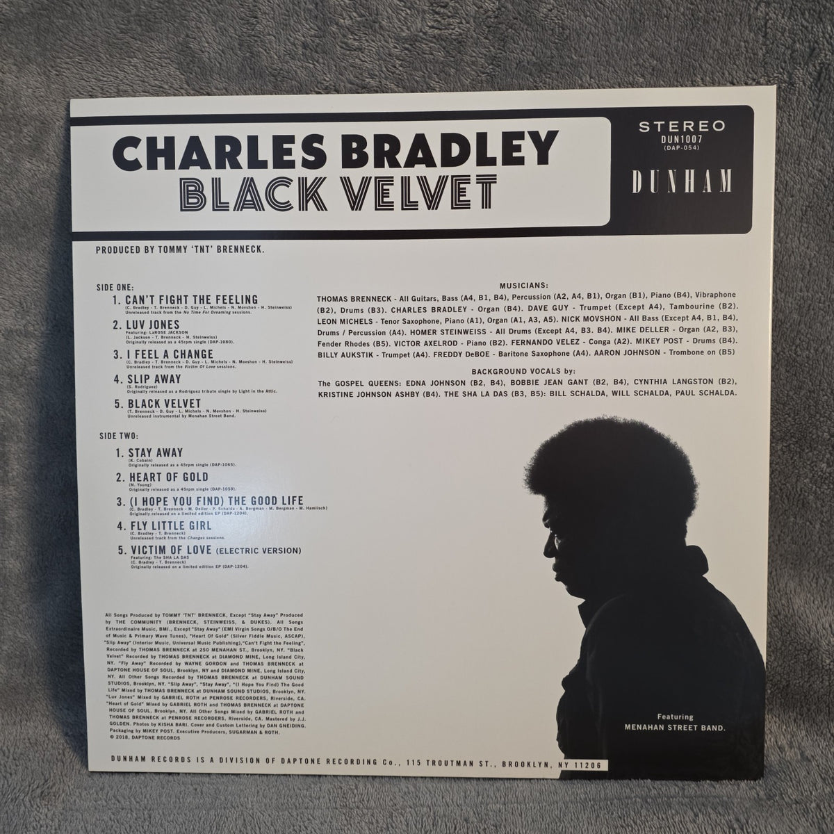 Black Velvet by Charles Bradley, vinyl LP, photo 2