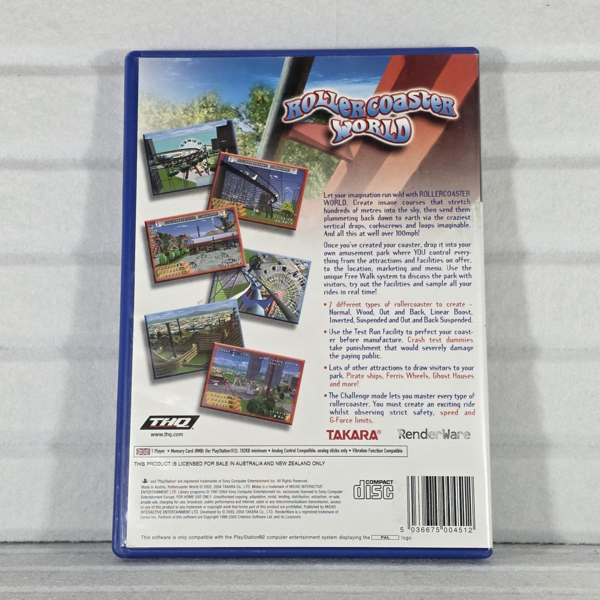 Rollercoaster World - PS2, photo 3