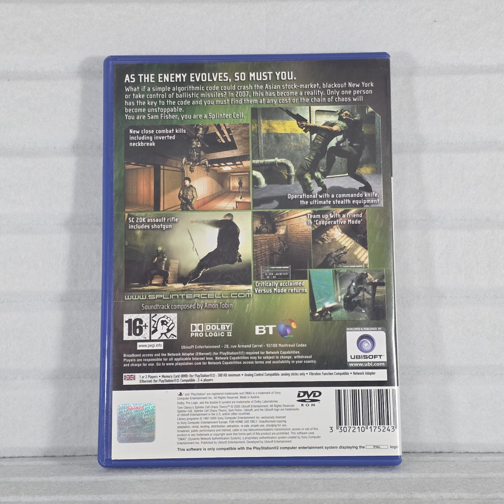 Tom Clancy's Splinter Cell: Chaos Theory - PS2, photo 2