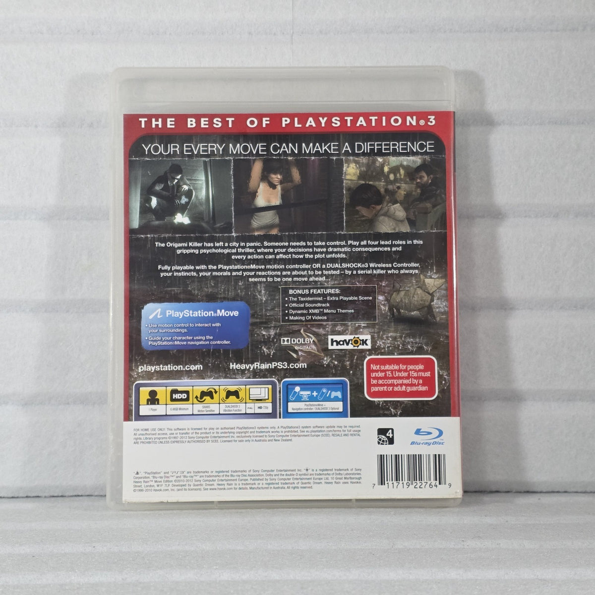 Heavy Rain: Move Edition - PS3, photo 4